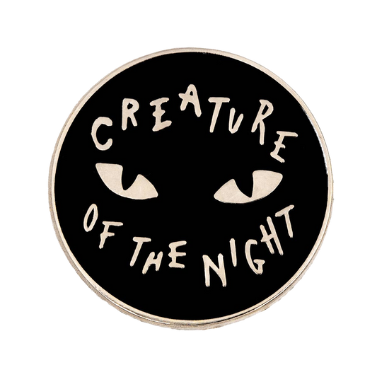 Creature of the Night Enamel Pin