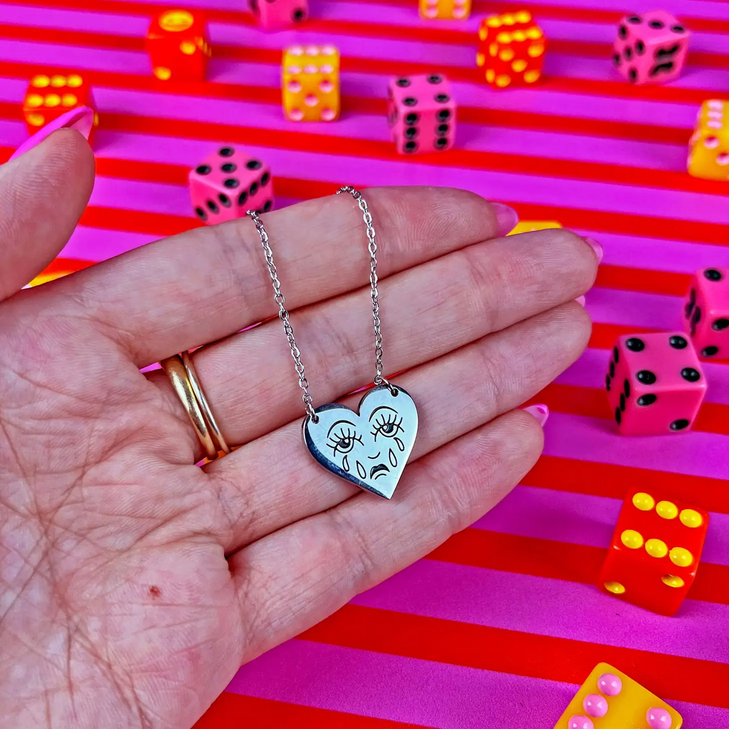 Crying Heart Necklace