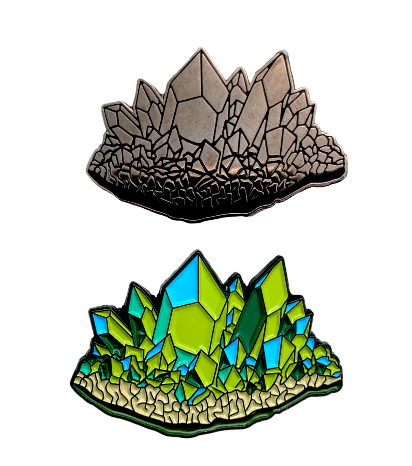 Crystal Cluster Pin – Songbird Boutique