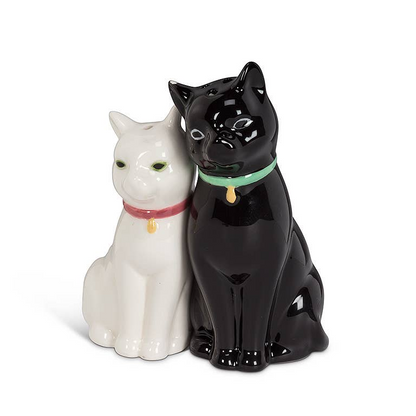 Cuddling Cat Salt & Pepper Shakers