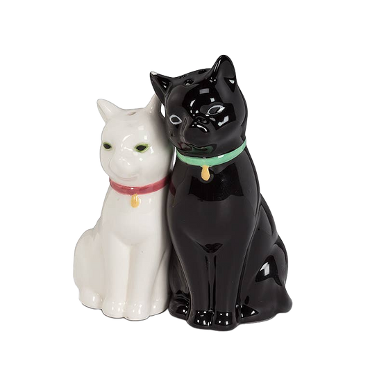 Cuddling Cat Salt & Pepper Shakers