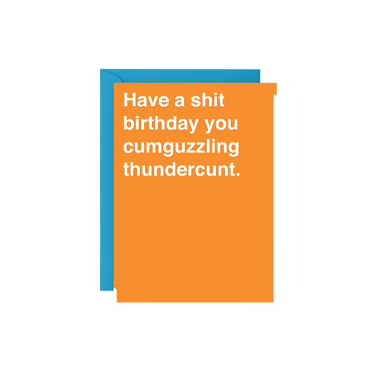 Thundercunt Birthday Card