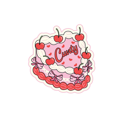 Cunty Heart Sticker