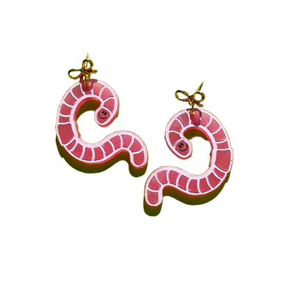 Cutie Worm Earrings