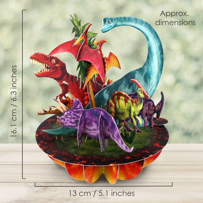 Pirouette Jurassic Dinosaurs Card