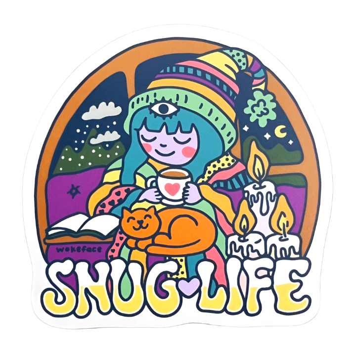 Snug Life Sticker