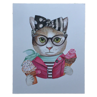 Ice Cream Cat No. 4 Print