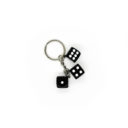 Triple Dice Keychain