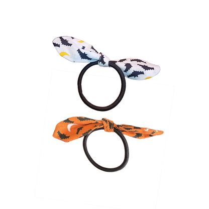 Bat Bow Hair Tie
