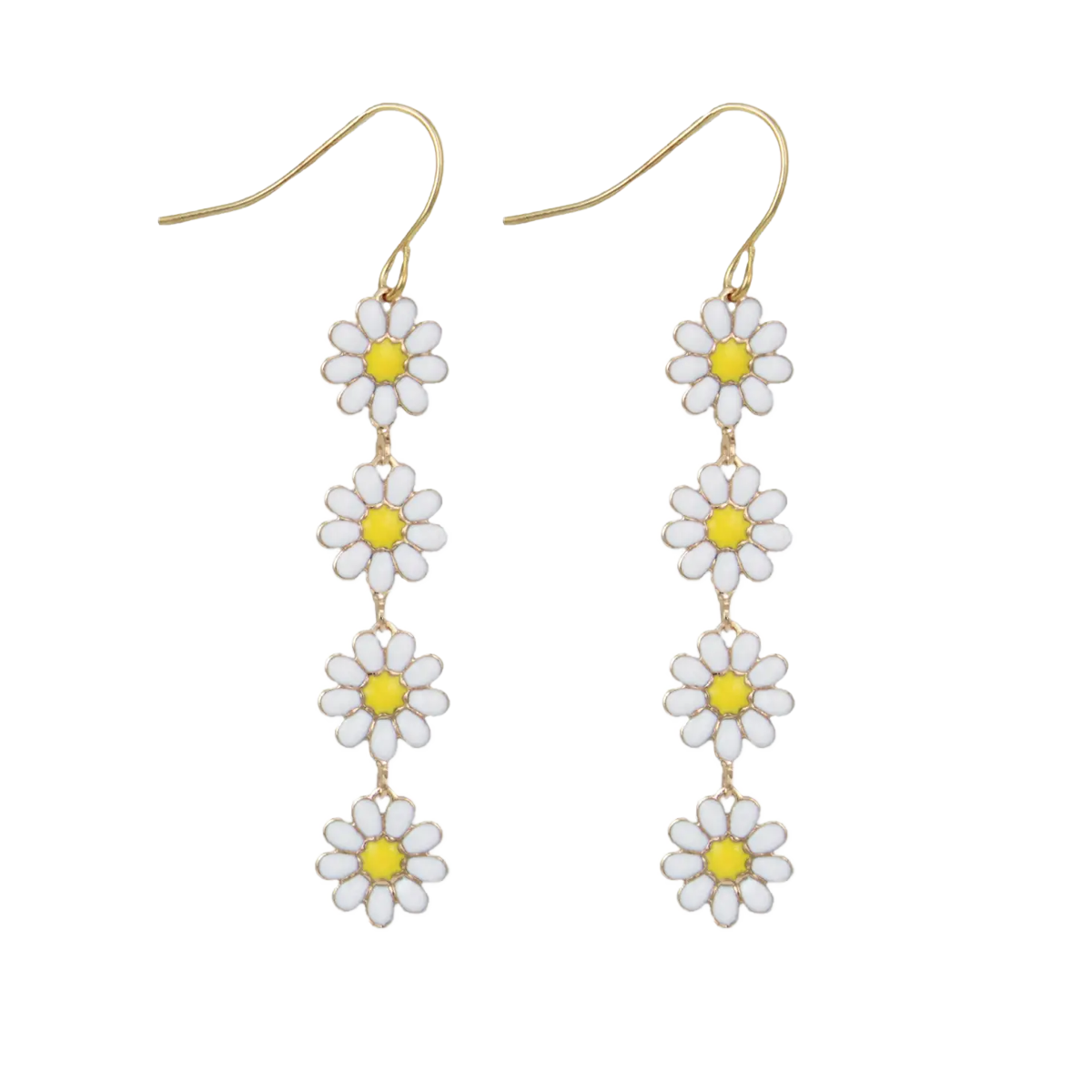 Daisy Chain Dangle Earrings