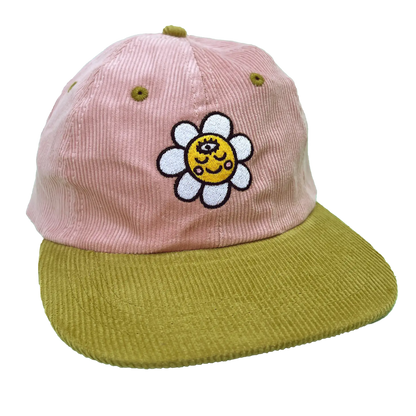 Daisy Face Corduroy Hat