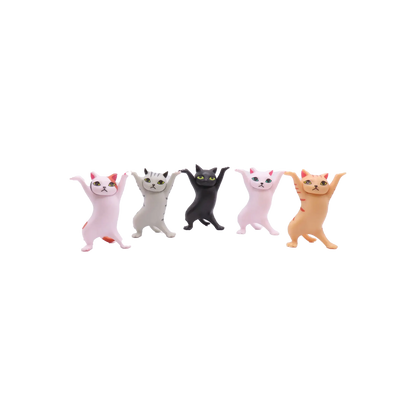 Dancing Cat Figurine
