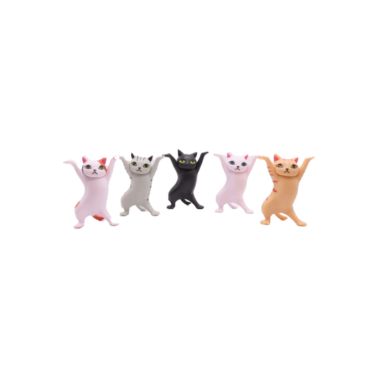 Dancing Cat Figurine