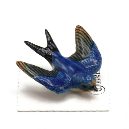 "Dawn" Barn Swallow Porcelain Miniature