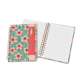 Daisy Jungle Stripes Notebook