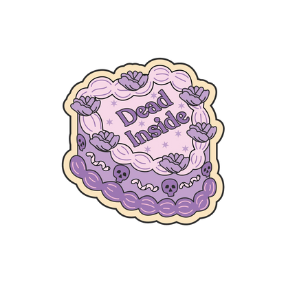 Dead Inside Heart Sticker