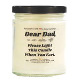 Dear Dad Candle