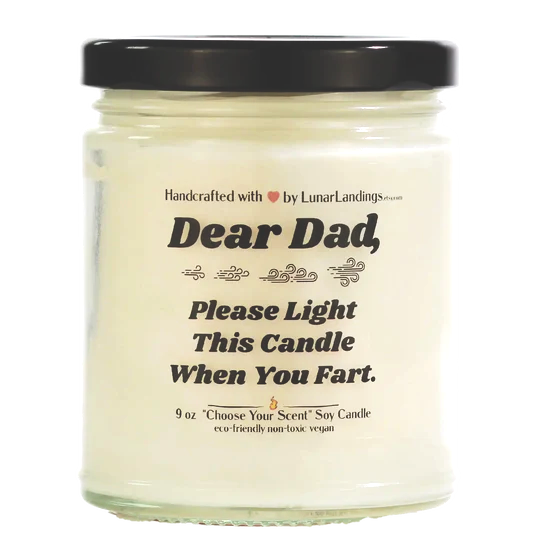 Dear Dad Candle