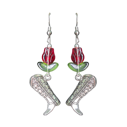 Desert Rose Dangle Earrings