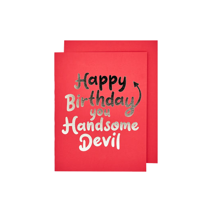 Handsome Devil Birthday Card