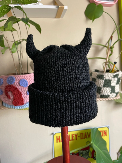Devil Horn Beanie