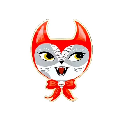 Devil Kitty Sticker