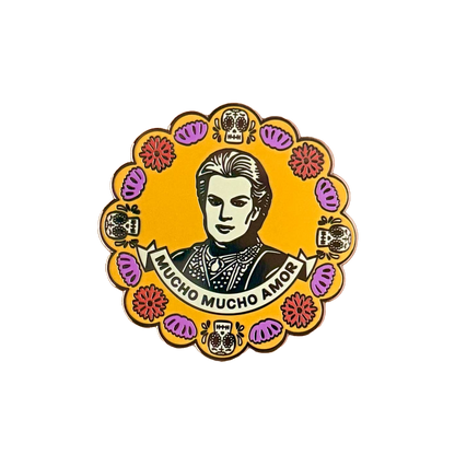 Dia De Muertos Walter Mercado Enamel Pin