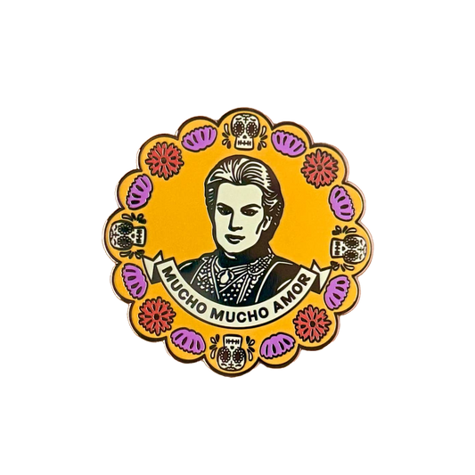 Dia De Muertos Walter Mercado Enamel Pin