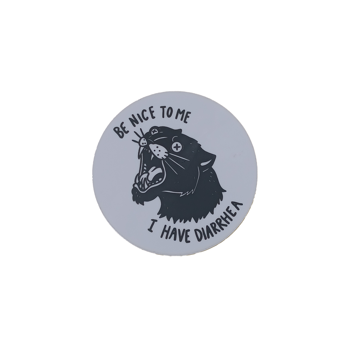 Be Nice to Me I Have Diarrhea Sticker – Songbird Boutique