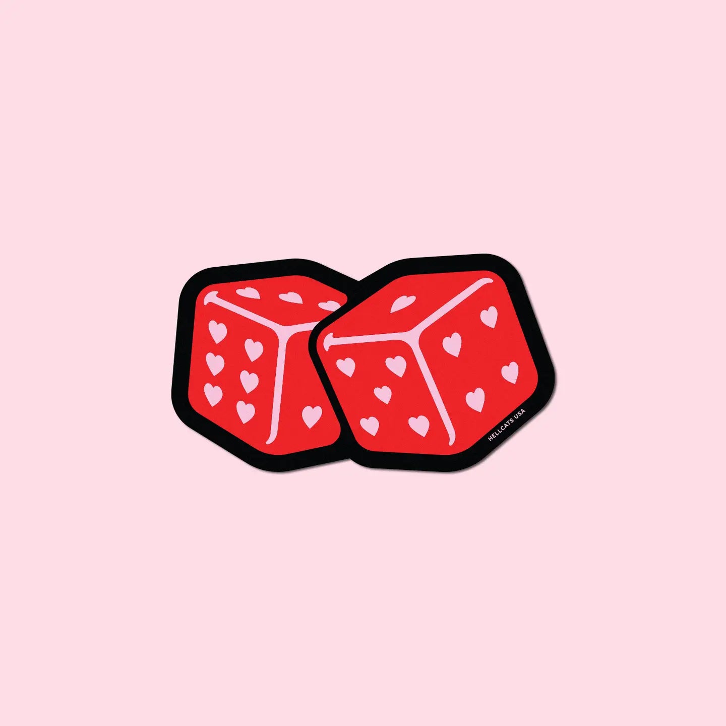 Red Dice Sticker