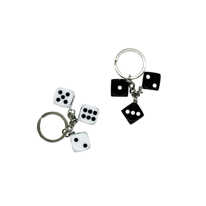 Triple Dice Keychain