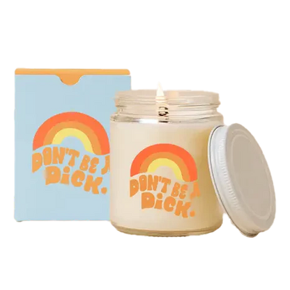 Don't Be a Dick Candle