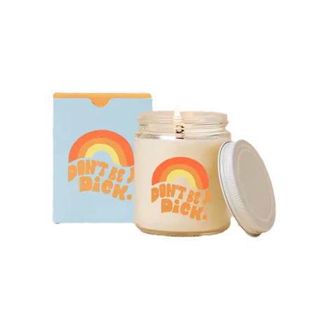 Don't Be a Dick Candle