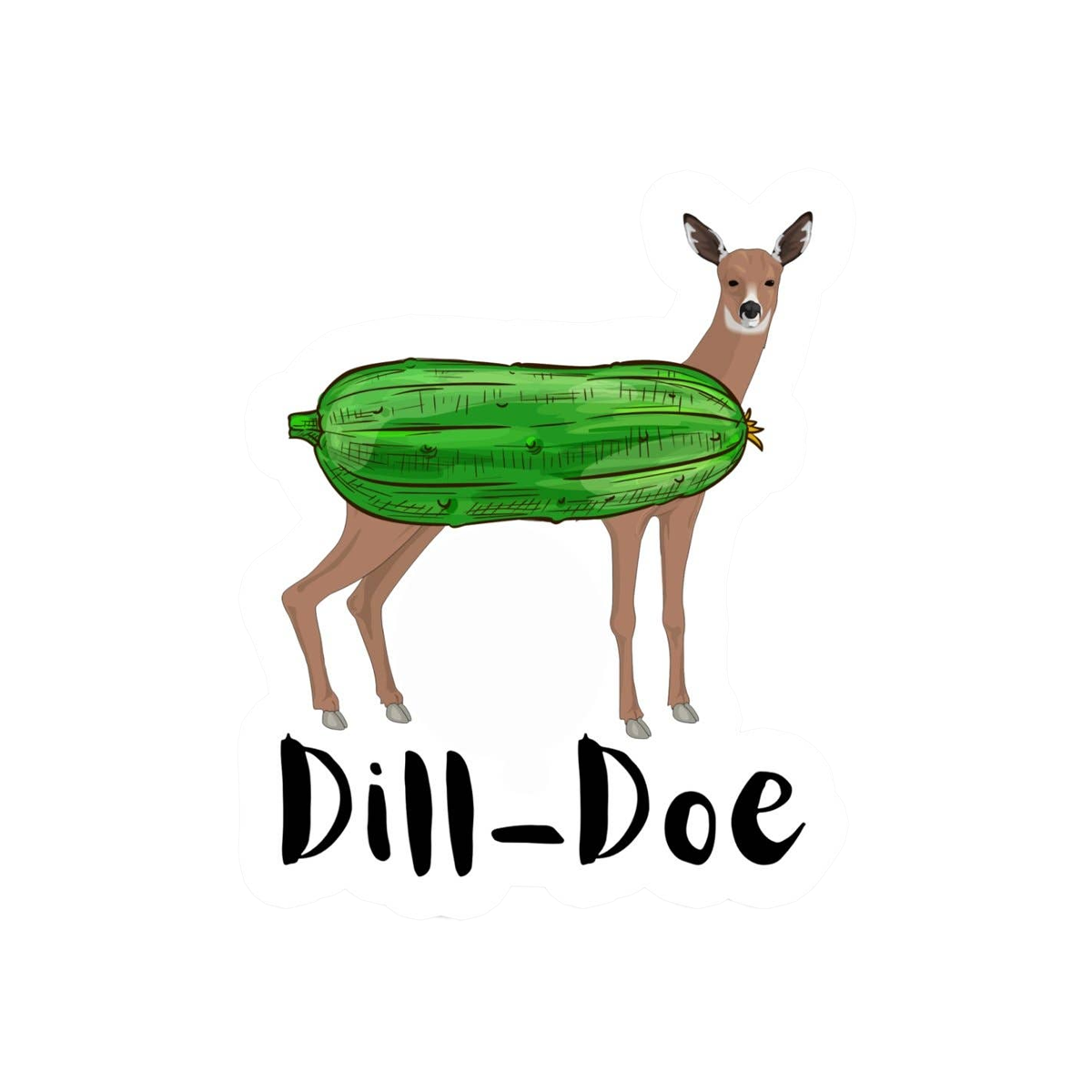 Dill-Doe Vinyl Sticker