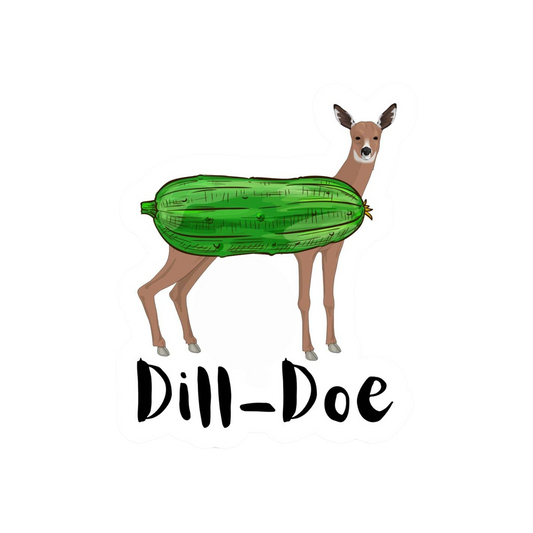 Dill-Doe Vinyl Sticker