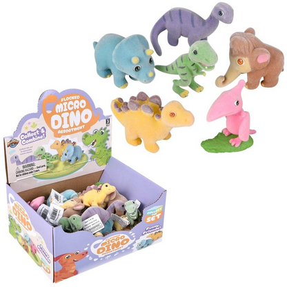 Flocked Micro Dinosaur