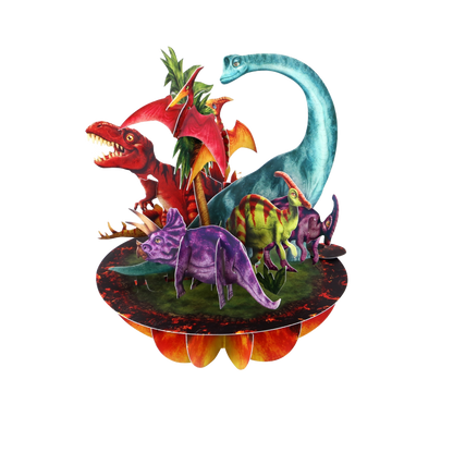 Pirouette Jurassic Dinosaurs Card