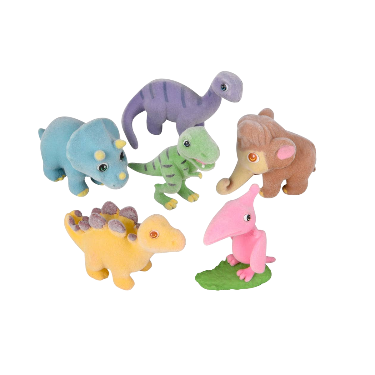 Flocked Micro Dinosaur