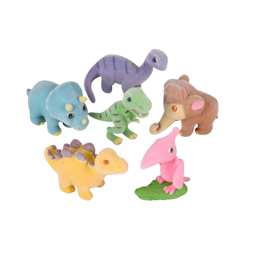 Flocked Micro Dinosaur