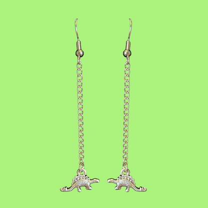 Dainty Dino Dangle Earrings