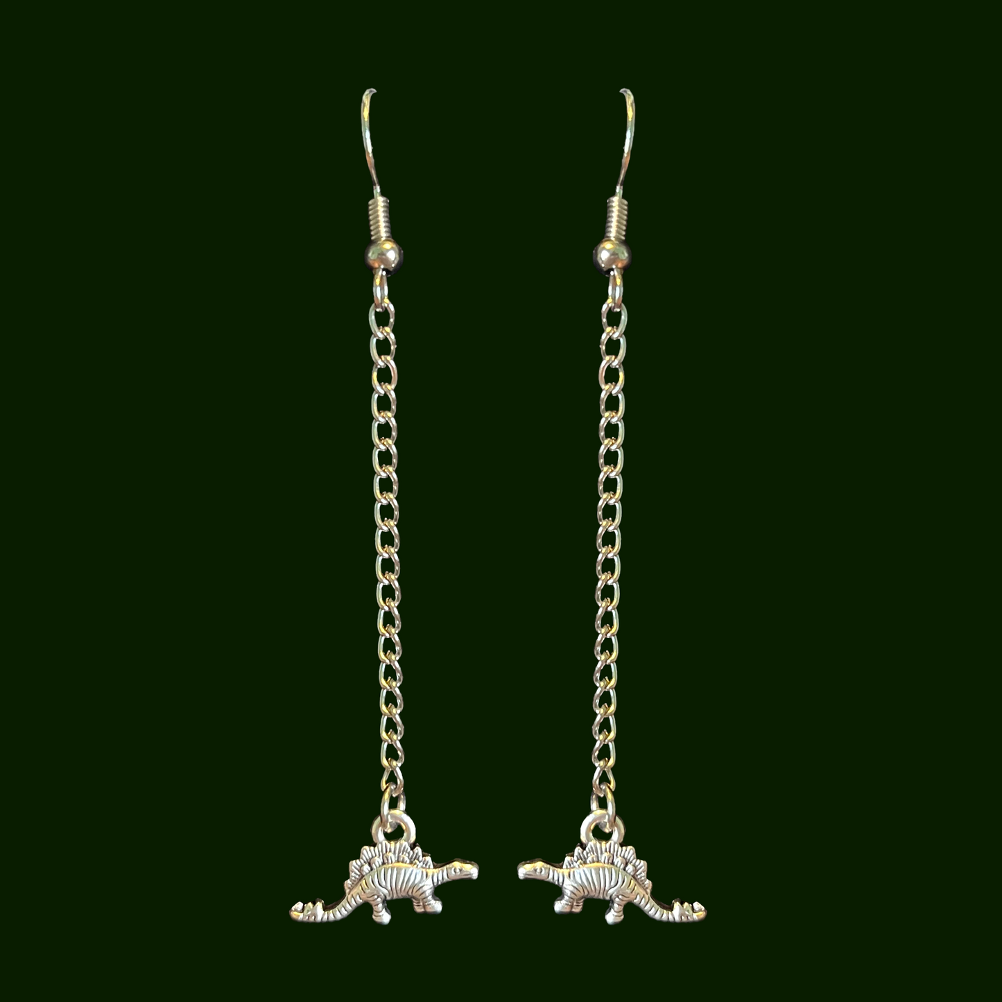 Dainty Dino Dangle Earrings