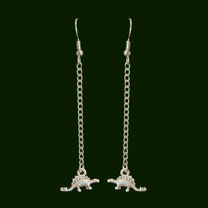 Dainty Dino Dangle Earrings