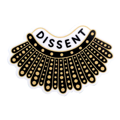 Dissent Collar Sticker