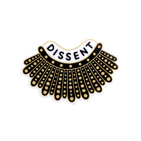 Dissent Collar Sticker