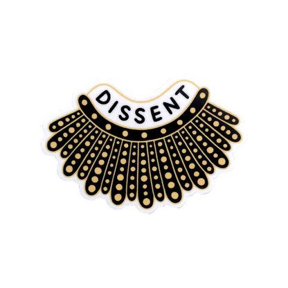 Dissent Collar Sticker