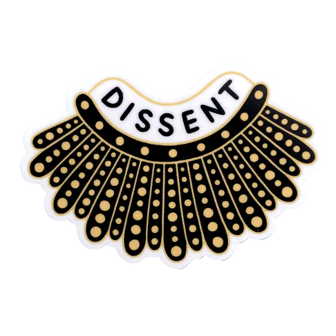 Dissent Collar Sticker