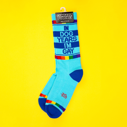 In Dog Years I'm Gay - Unisex Socks