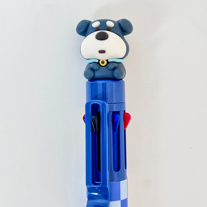 Dog 8-Color Retractable Ball Pen