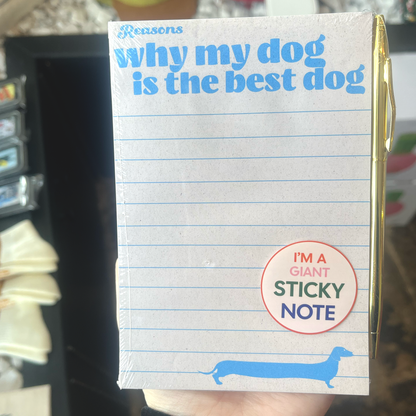 Why My Dog is the Best Dog Sticky Notes