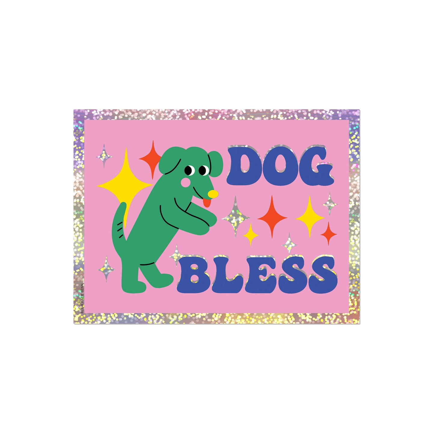 Dog Bless Sticker
